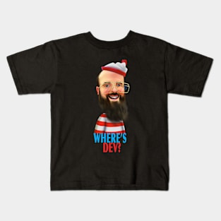 Where's Dev? Kids T-Shirt